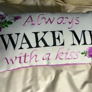 Sweet sentiment pillow. NWOT